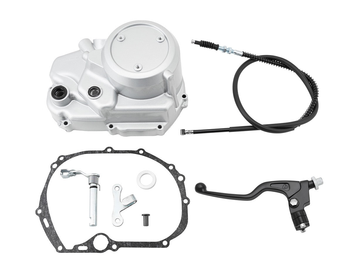 TB Parts Manual Clutch Kit - Silver w/Black Lever - KLX110